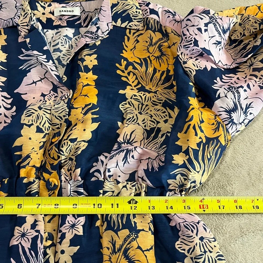 Sandro Linen Dress - Picture 12 of 16
